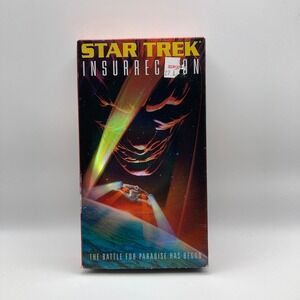 Star Trek: Insurrection The Battle for Paradise has Begun VHS tape released 1999